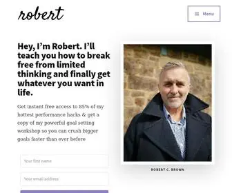 Robertcbrown.online(Robert C Brown) Screenshot