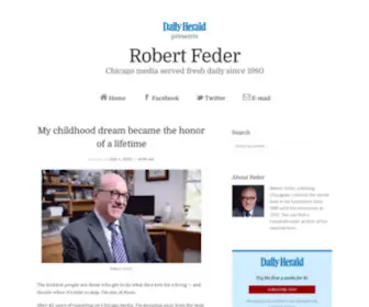 Robertfeder.com(Robert Feder) Screenshot
