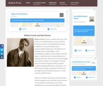 Robertfrost.org(Robert Frost) Screenshot