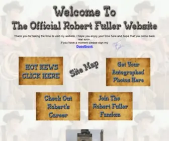 Robertfuller.info(Official Robert Fuller Website) Screenshot