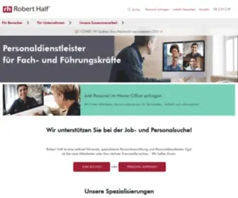Roberthalf.ch(Personaldienstleister) Screenshot