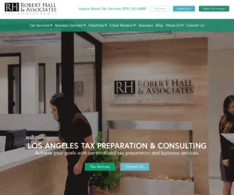 Roberthalltaxes.com(Robert Hall & Associates) Screenshot