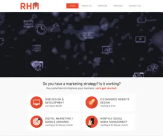 Roberthebertmedia.com(Web Design and Digital Marketing Firm based in Baton Rouge LA) Screenshot