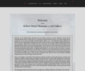 Roberthenrimuseum.org(Henri) Screenshot