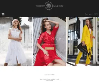 Robertkalinkin.com(Robert Kalinkin Fashion House) Screenshot
