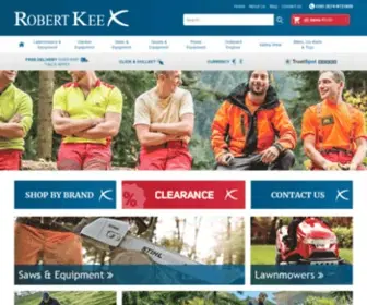 Robertkee.ie(Robert Kee Power Equipment Ireland) Screenshot