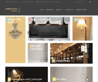 Robertkitto.com.au(Light fitting Supplier) Screenshot