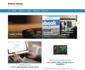 Robertkotula.com(Robert Kotula) Screenshot