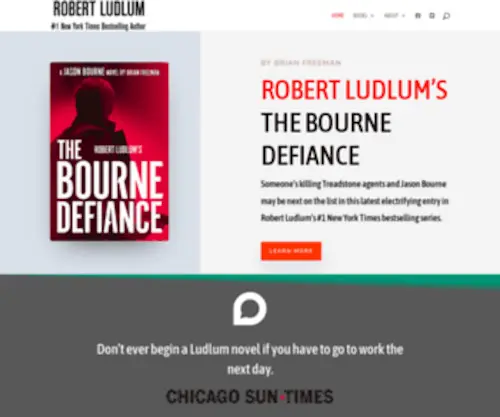 Robertludlum.com(Robert Ludlum) Screenshot