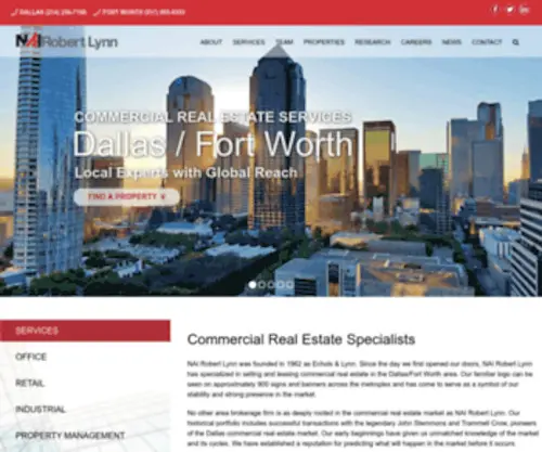 Robertlynn.com(Dallas Commercial Real Estate Services) Screenshot