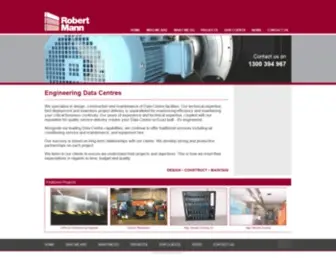 Robertmann.com.au(Engineering Data Centres) Screenshot