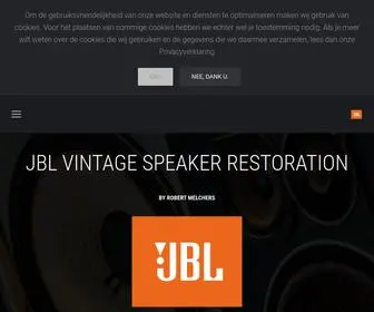 Robertmelchers.nl(JBL Speaker Repair Robert) Screenshot