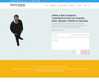 Robertoardanaz.es(Posicionamiento Web SEO Pamplona) Screenshot