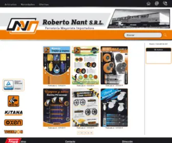 Robertonant.com.ar(Bienvenidos a Roberto Nant s.r.l) Screenshot