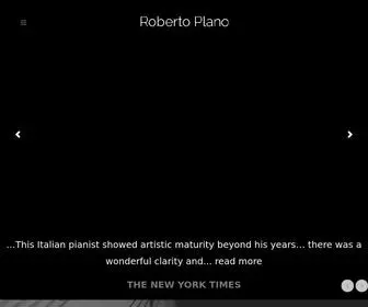 Robertoplano.com(Roberto Plano) Screenshot