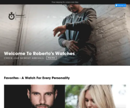 Robertoswatches.com(Roberto's Watches & Accessories) Screenshot