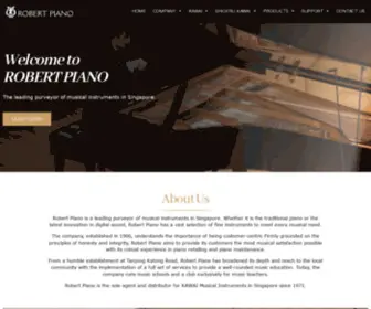 Robertpiano.com(Robert Piano Co) Screenshot