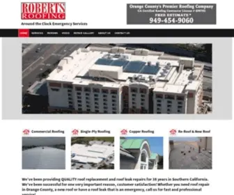 Roberts-Roofinginc.com(Roberts Roofing) Screenshot