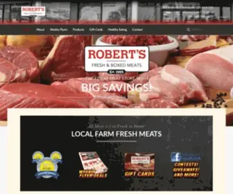 Robertsboxedmeats.ca(Kitchener Butcher) Screenshot