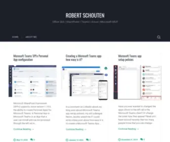 Robertschouten.com(Office 365) Screenshot