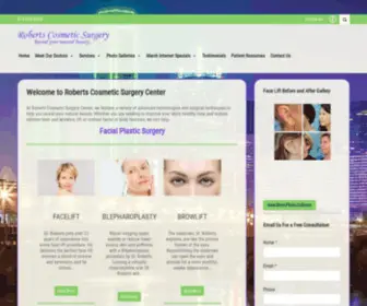 Robertscosmeticsurgery.com(Roberts Cosmetic Surgery) Screenshot