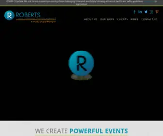 Robertseventgroup.com(Roberts Event Group) Screenshot