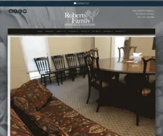 Robertsfamilyfuneral.com(Fort Worth Funeral Home & Cremation Services Near Me in Fort Worth Texas) Screenshot