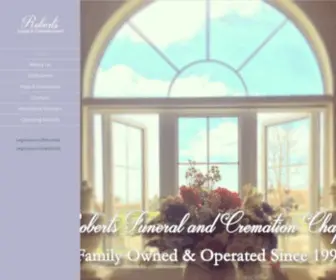 Robertsfuneralandcremation.com(Roberts Funeral & Cremation Chapel) Screenshot