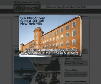 Robertsinsuranceny.com(Roberts Insurance Agency of NY) Screenshot