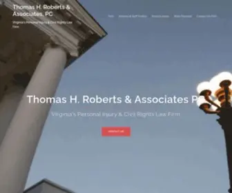 Robertslaw.org(Virginia's Personal Injury & Civil Rights Law Firm) Screenshot