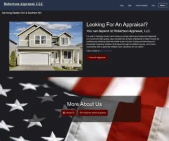 Robertsonappraisal.com(Real Estate Appraisal) Screenshot