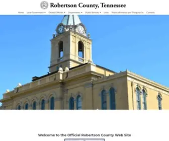 Robertsoncountytn.org(Just another WordPress site) Screenshot