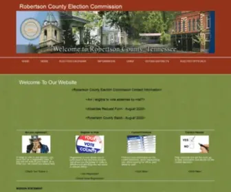 Robertsonelections.com(Robertsonelections) Screenshot