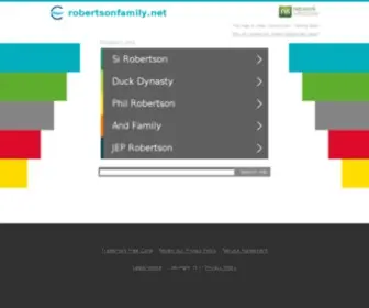 Robertsonfamily.net(Robertsonfamily) Screenshot