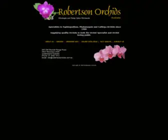 Robertsonorchids.com.au(Robertson Orchids) Screenshot