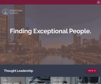 Robertsonsearch.com.au(Executive & Leadership Search in Australia) Screenshot