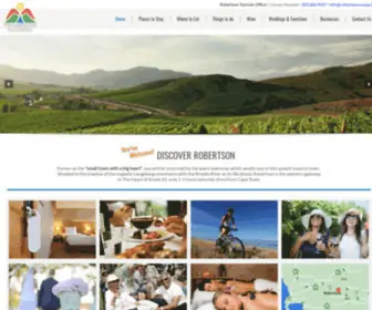 Robertsontourism.co.za(Robertson Tourism and Robertson Accommodation) Screenshot