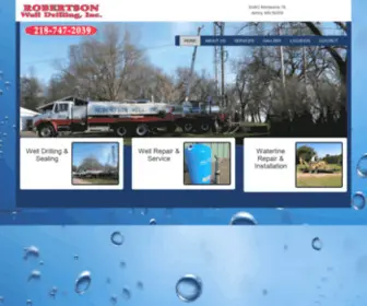 Robertsonwelldrilling.com(Robertson Well Drilling) Screenshot