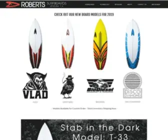 Robertssurf.com(Roberts Surfboards) Screenshot