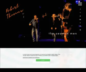 Robertthomasandthesessionmen.com(Robert Thomas & The Session Men) Screenshot