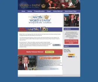 Roberttiltonlive.com(Word of Faith) Screenshot