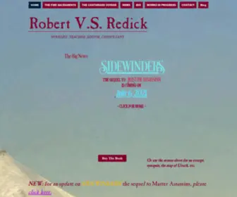 Robertvsredick.com(Novelist) Screenshot