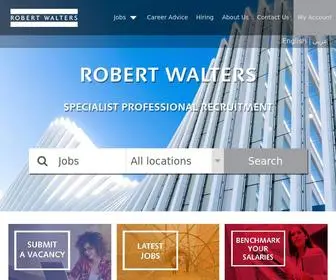 Robertwalters.ae(Professional Jobs Middle East) Screenshot