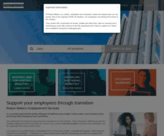 Robertwalters.co.uk(Specialist Professional Recruitment) Screenshot
