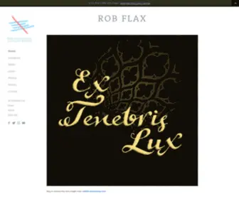 Robflax.com(Rob Flax) Screenshot