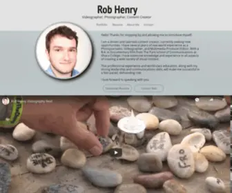 Robhenrymedia.com(SiteBuilder) Screenshot