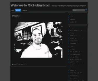 Robholland.com(Rob Holland's Personal Webspace and Online Notebook) Screenshot