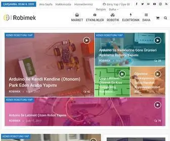 Robimek.com(Robotik Proje Kitleri) Screenshot