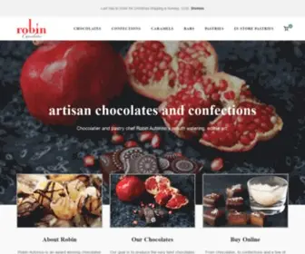 Robinchocolates.com(Robin Chocolates) Screenshot