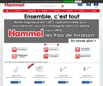 Robinetterie-Hammel.fr(Robinetterie, Sanitaire, Chauffage, Plomberie, Outillage) Screenshot